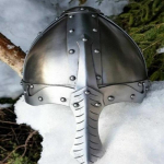 Viduramžių vikingų normanų &scaron;arvų &scaron;almas 18GA SCA LARP mū&scaron;io kario riterio &scaron;almas plieninis vikingų &scaron;almas