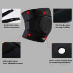 1 vnt. Kompresiniai kelio įtvarai Kelius atraminiai įtvarai, sportinės treniruotės, apsauginė įranga