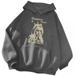 Happier Than Ever Hoodie Happier Than Ever Muzikos albumas Hoodie Gift Megztinis Vir&scaron;us Streetwear Unisex XL