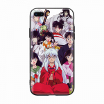 Juodas dėklas, skirtas Xiaomi Redmi 13C Note 9 iPhone XR 7 8 14 15 11 12 13 X XS Pro Max Samsung A25 S23 S24 FE Ultra Plus InuYasha Samsung J7 Prime bedugnė