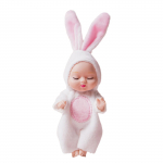 4 colių kūdikių lėlės, 6 vnt., tikrovi&scaron;kų kūdikių lėlių žaislų rinkinys su mielais rankų darbo lėlių drabužėliais, tinkančiais 3 metų ir vyresniems vaikams One Size