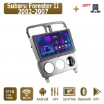Android Carplay automobilinis radijas, skirtas Subaru Forester II 2002-2007 Multimedijos grotuvo galvos blokas Stereo GPS navigacija BT WIFI 4+64GB 1+16GB