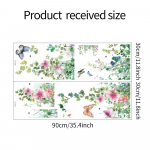 Žali augalai Gėlės Vijokliai Miegamasis Svetainė Studija Kra&scaron;tovaizdis Sienų lipdukai Lipnūs 30*90CM*2PCS/fun-c20