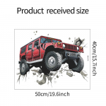 Sudaužytas Sienos Visureigis Miegamasis Svetainė Namų Dekoravimas Sienų Lipdukai Lipnūs 40*50CM/fun-f168