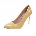 Mada Moterų Kulnas Auk&scaron;takulniai Vyrams Laiveliai Moteri&scaron;ki Žemi Batai Super Stiletto Eleganti&scaron;ki Vakarėlio Sandalai Vestuvinės Suknelės Biuro Loferiai Juodi 35 &scaron;viesiai geltonos spalvos