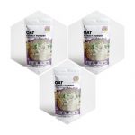 Saipro's EATERY HARVEST Avižų pieno milteliai 600 g (200 g*3pak.) Gamina ~ 7,5 litro avižų pieno Avižų ekstrakto milteliai|100% augaliniai Avižų ekstrakto milteliai
