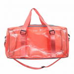 Vienos peties permatoma crossbody rankinė moterims, didelės talpos, PVC, atspari vandeniui, ne&scaron;iojama, skirta plaukimui ir sportui