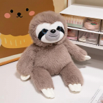 35/42cm Tinginys Pliu&scaron;iniai Žaislai Mink&scaron;tas I&scaron;kam&scaron;ytas Gyvūnas Tinginys Lėlės Žaislas Pliu&scaron;iniai Gimtadienio Dovana Vaikams Mergaitėms Namų Vakarėlio Dekoravimas 35cm pilka spalva