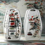 Suderinamas raktų dėklas Geely Binyue, Panda Car, Xingyuan, Xingrui, Emgrand Xingyue L, Binrui, Xingrui L, Jiaji