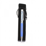 Pierres et Min&eacute;raux. Stylo min&eacute;raux Aigue-Marine du Br&eacute;sil. Couleur Bleu.