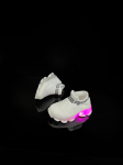 Kvėpuojantys LED &scaron;viesą sutraukiantys megzti sportiniai batai vaikams 21-25 size 1 hand 5 pairs rožinė