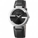 Gucci YA133501 Susikertantis juodas ciferblatas moteri&scaron;kas laikrodis 29