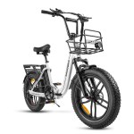 SAMEBIKE C05 Pro elektrinis dviratis, 20 colių riebios padangos žingsnis į priekį e-dviratis moterims, 500 W variklis 36 V 13 Ah baterija