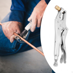 Oro kondicionieriaus suvirinimo įrankis &Scaron;aldymo vamzdelio plieninės fiksavimo replės spaustukas Praduriamas didelio stiprumo