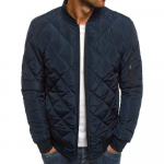 2023 European Men's Colorful Diamond Cotton Jacket - Autumn/Winter Collection, Loose Fit, Free Shipping XXL
