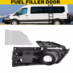 Kuro pripildymo angos durelės + Kuro dangtelio apdaila Tinka Ford Transit-150 2014-2025 CK4Z-5427936-J; CK4Z5427936A