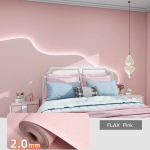 5 mm Sustorinti 3D Lipnūs Vandeniui Atsparūs Tapetai Lininės Tekstūros Vientisos Spalvos Namų Dekoratyvinis Atnaujintas Lipdukas 50cm*10m