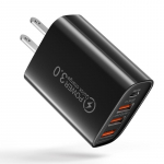 20 W kelių prievadų sieninis įkroviklis USB PD adapteris, skirtas &bdquo;Xiaomi iPhone 16 15 14 13 12&ldquo;, skirtas &bdquo;Samsung&ldquo; mobiliųjų telefonų ki&scaron;tukiniam įkrovimui EU Plug balta