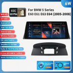 Ossuret 2din Android automobilio radijas Multimedijos vaizdo grotuvas BMW 5 serijai E60 E61 E63 E64 3 serijai E90 E91 E92 E93 Stereo GPS I&scaron;manusis Carplay 4G RDS 6W 6G 64G AI