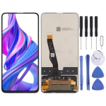 Originalus LCD ekranas ir skaitmeninis jutiklis, pilnas surinkimas, skirtas Honor 9X(Juoda) juoda