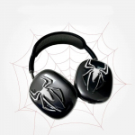 Skaidrus Spider silikoninis ausinių dėklas One Size
