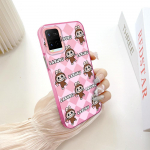 Dažytas ra&scaron;tas Spalvingas Sidabrinis Dvipusis Kietas &Scaron;arvas Smūgiams Atsparus Apsaugantis nuo kritimo Telefono Dėklas skirtas Vivo Vivo X50 Lite