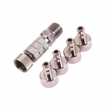 Airbrush greito atjungimo mova greito atjungimo tvirtinimo adapteris su 5 ki&scaron;tuku 1/8 colio montavimo žarna oro &scaron;epečio dalimis 5pcs