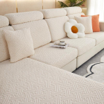 Pliu&scaron;inis sofos sėdynės užvalkalas svetainei Velvet pagalvėlė elastinga kampinė sofa 1/2/3/4 vietų kietų užvalkalų rinkinys Pillowcase(45x45cm)