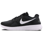 Nike Free RN 2017 Juodi Tamsiai Pilki Moteri&scaron;ki Bėgimo Bateliai Tamsiai Pilki-Antracito-Balti 880840-001 36