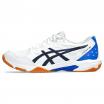Asics Gel Rocket 11 Balti Mėlyni Vyri&scaron;ki Sportbačiai Juodi 1071A091-100 39