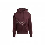 Adidas Originals Adicolor sezoninis velvetinis gobtuvas su i&scaron;siuvinėtu logotipu Patchwork Vyri&scaron;ki megztiniai tamsiai pilka ruda II5788 L