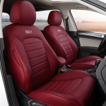 Volkswagen Golf Visasezoninis Odinis Automobilio Sėdynės Užvalkalas, Atsparus Dėvėjimuisi ir Universalus Dydis Regular Leather