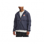 Under Armour Storm SS25 Bėgimas 96 Patogus Madingas Universalus Ilgomis Rankovėmis Striukė Vyri&scaron;ka Striukė Lietaus-Pilka Tamsiai Pilka Baltas Kvarcas 1389825-044 S