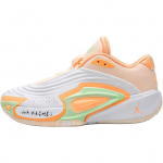 Jordan Luka 3 patogūs, universalūs, patvarūs, žemo pado vaiki&scaron;ki krep&scaron;inio bateliai, vaiki&scaron;ki krep&scaron;inio bateliai, balti, oranžiniai, FQ8185-101 36.5