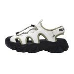 FILA Fluid 5 Sandalai Katės Letena Retro Universalūs Madingi Kvėpuojantys Neslystantys Patvarūs Paplūdimio Sandalai Moteri&scaron;ki Sandalai Samanų Žalumo F12W422402FSM 36.5
