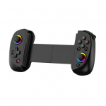 Belaidis žaidimų valdiklis Android ir iOS įrenginiams, RGB ap&scaron;vietimas, 6 a&scaron;ių giroskopas, vibracija, i&scaron;plečiamas, plan&scaron;etiniam kompiuteriui, žaidimų pultelis, su Bluetooth suderinamas žaidimų vairasvirtė raudona/mėlyna