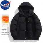 NASA MARVEL Men's Hooded Puffer Jacket M