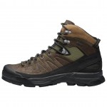 Salomon X-Alp Mid Gtx Nudėvėtas Oda Patogūs Mink&scaron;ti Smūgius Sugeriantys Vandeniui Atsparūs Kvėpuojantys Vidutinio Auk&scaron;čio Žygio Batai Unisex Žygio Batai Ruda 477959 38⅔