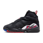 Air Jordan 8 Retro GS Playoff 2023 Kids Sneakers Black True-Red White 305368-062 36.5