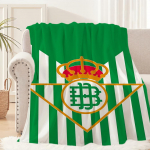 Futbolo klubas R-Real B-Betis Antklodė Antklodė Sofai Sofa Kelionei Namams Piknikui Flanelinė Antklodė gimtadienio dovana &Scaron;ilta Patogi 30x40in green