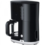 Filtruojamas kavos aparatas - BRAUN - Breakfast1 - OptiBrew sistema - Automatinis i&scaron;sijungimas - 10 puodelių juoda
