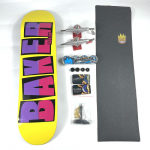 Baker Riedlentė Pilnas Rinkinys 100% Kanados Klevas Dvigubas Rocker 7.75/8.0/8.125/8.25/8.3/8.5 Colio Dydis Pro Skate Auk&scaron;tos Kokybės geltona