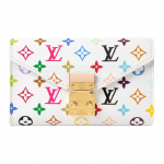 Louis Vuitton X Takashi Murakami M&eacute;tis Daugiaspalvė raidžių spaudos grandinėlės pakabukas Juosmens krep&scaron;ys Moteri&scaron;kas juosmens krep&scaron;ys Baltas M4625Z Box(Basic Set+Box)
