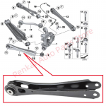33326786978 Galinė apatinė valdymo svirtis, skirta BMW X3 F25 X4 F26 Left