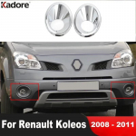 Skirta Renault Koleos 2008 2009 2010 2011 Chromuota Automobilio Priekinio Rūko Žibinto Dangtelio Apdailos Juostelė Priekinio Rūko Žibinto Rėmelio Apdailos Aksesuarai