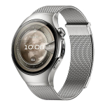 Be tarpų dirželis Huawei Watch 5 46mm 42mm Metalinis magnetinis Prabangus nerūdijančio plieno apyrankės dirželis correa Huawei Watch5 46 mm juosta Huawei Watch 5 42mm gray