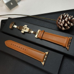 Natūrali oda Apple laikrodžio apyrankei 45mm 41mm 44mm 40mm 46mm 49mm correa bracelet iwatch serija 7 SE 8 9 ultra 2 3 10 11 strap 42 44 45 49 S10-46mm