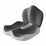 Sėdynės pagalvėlė su ergonomi&scaron;ku dizainu, atrama juosmeniui, neslystanti, su atminties putomis, lengva, ne&scaron;iojama, skausmą mal&scaron;inanti sėdynės pagalvėlė juoda