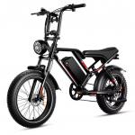 Elektrinis dviratis Cool S8 1000W variklis 48V 17.5AH 20 colių platus padangas Priekinis ir galinis amortizatorius Suaugusiųjų elektrinis dviratis Elektrinis pagalbos dviratis (su pedalu) 1000W 48 17.5AH juoda