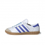 Adidas Hamburg Balti Kobalto Mėlyni Guminiai Moteri&scaron;ki Sportbačiai Debesėlio Baltumo Pusiau Kobalto Mėlynumo JH8561 42⅔